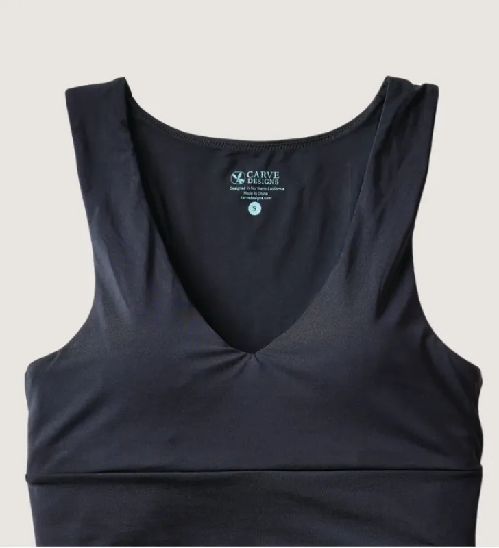 Carve Designs Women's Tofino Bikini Upf 50 Removable Chest Pads High Support Top sold by Zulily