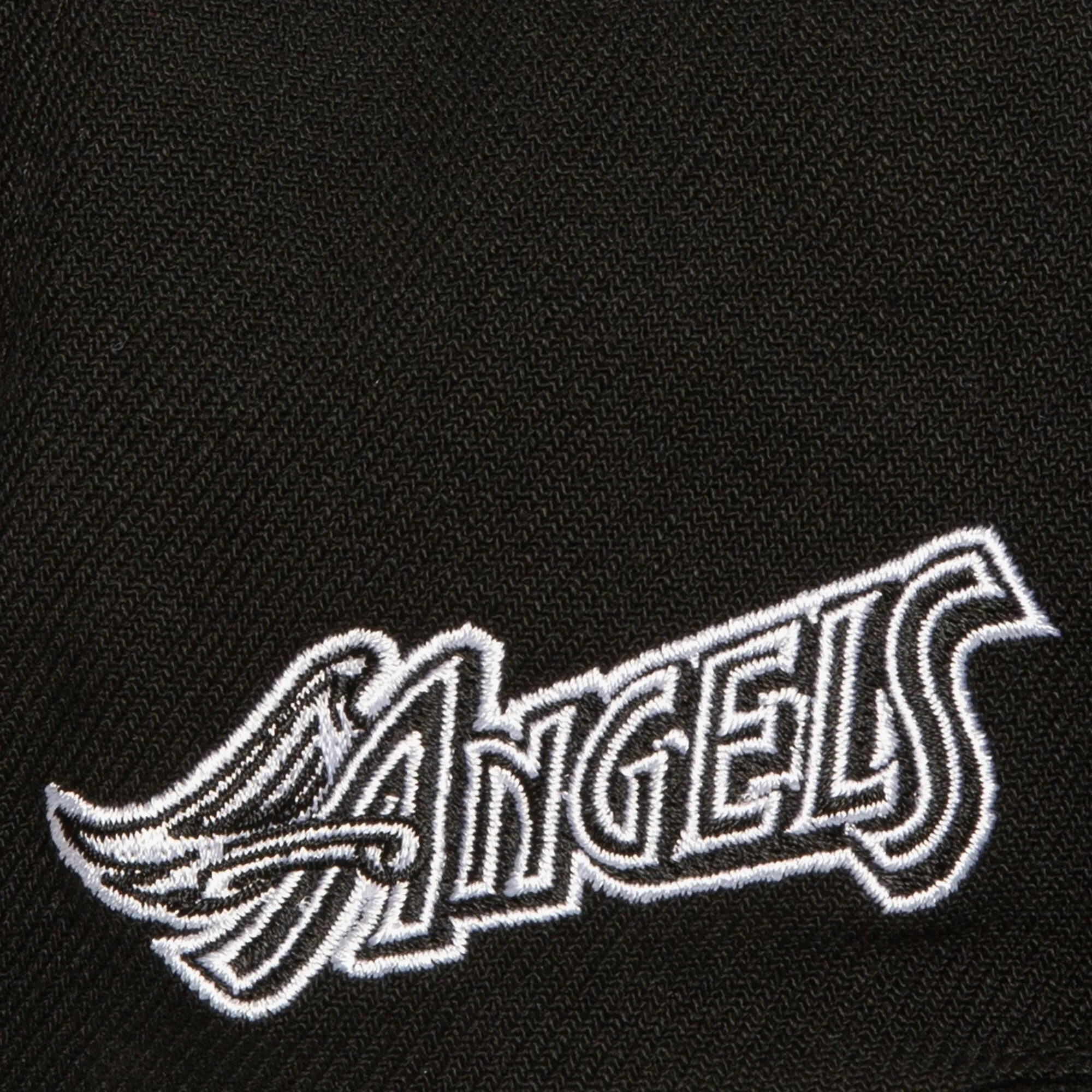 Mitchell & Ness Men's Mlb Evergreen Black White Snapback Coop Angels sold by Zulily product image thumbnail 3