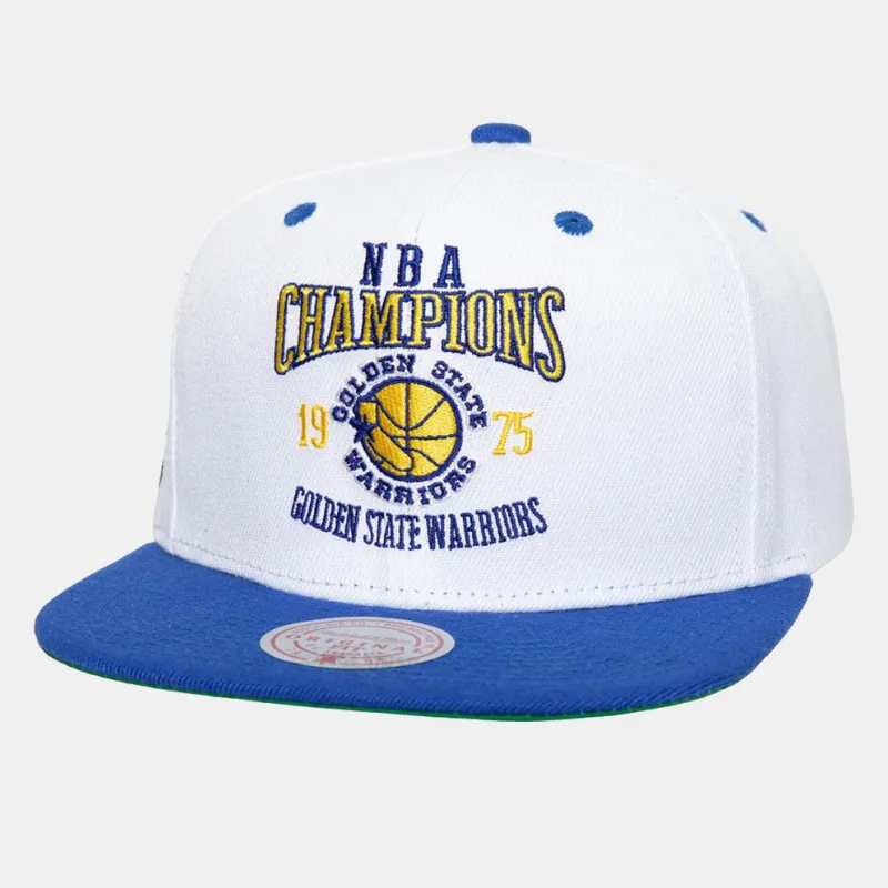 Mitchell & Ness Men's Nba Champ Series Snapback Hwc Warriors - White sold by Zulily