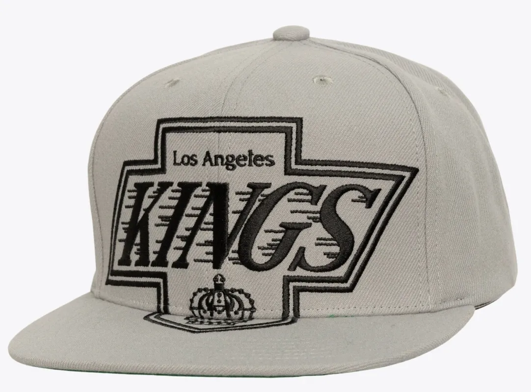 Mitchell & Ness Men's Nhl Xl Logo Snapback Vntg Kings - Hs9759-Lakgrey sold by Zulily
