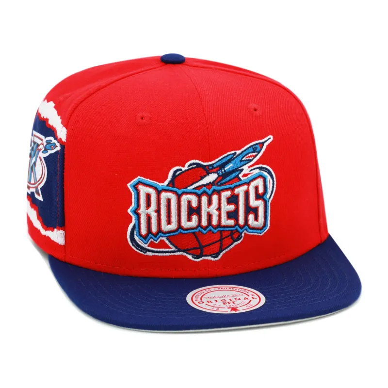 Mitchell & Ness Men's Nba Jumbotron Snapback Hwc Rockets - Red-Royal sold by Zulily