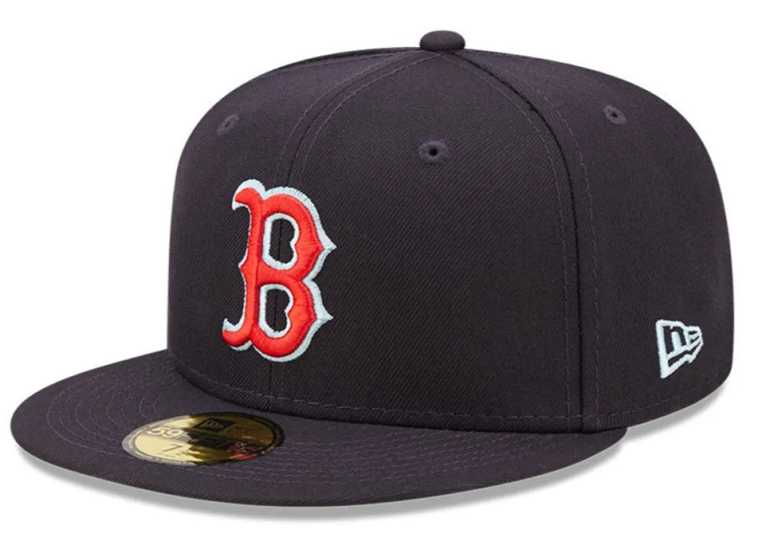 New Era Men's Mlb Boston Red Sox 5950 Cloud Under Fitted - Navy - 60243786 sold by Zulily