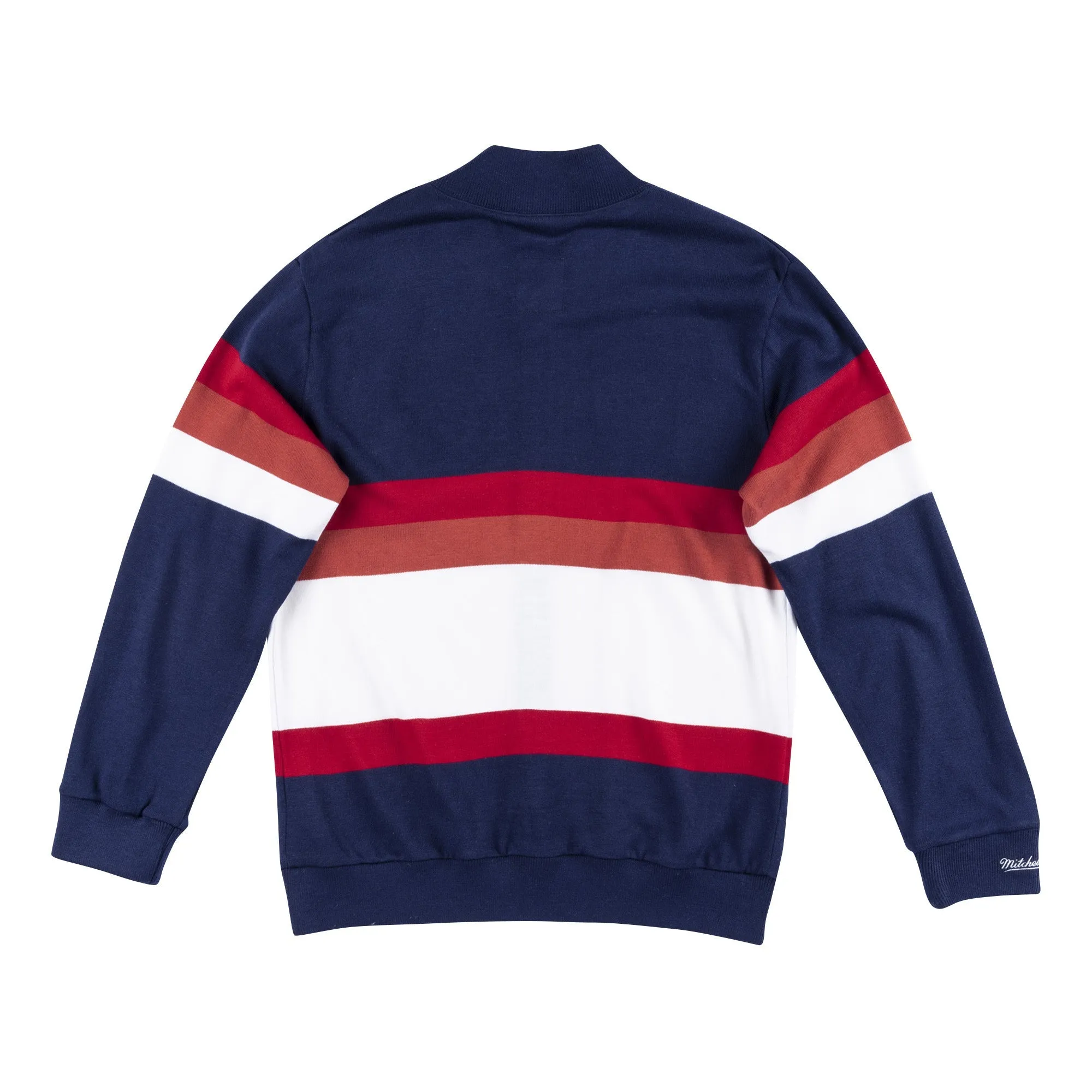 Mitchell & Ness Men's Mlb Front Stripe Full Zip Sweater Boston Red Sox sold by Zulily product image thumbnail 2