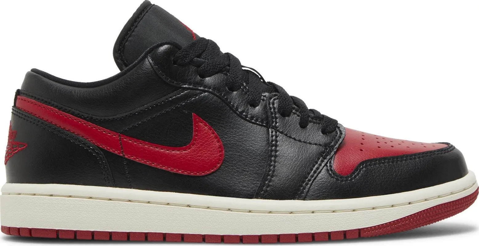 Air Jordan Women's Retro 1 Low 'Bred Sail (Women'S)' - Dc0774-061 sold by Zulily