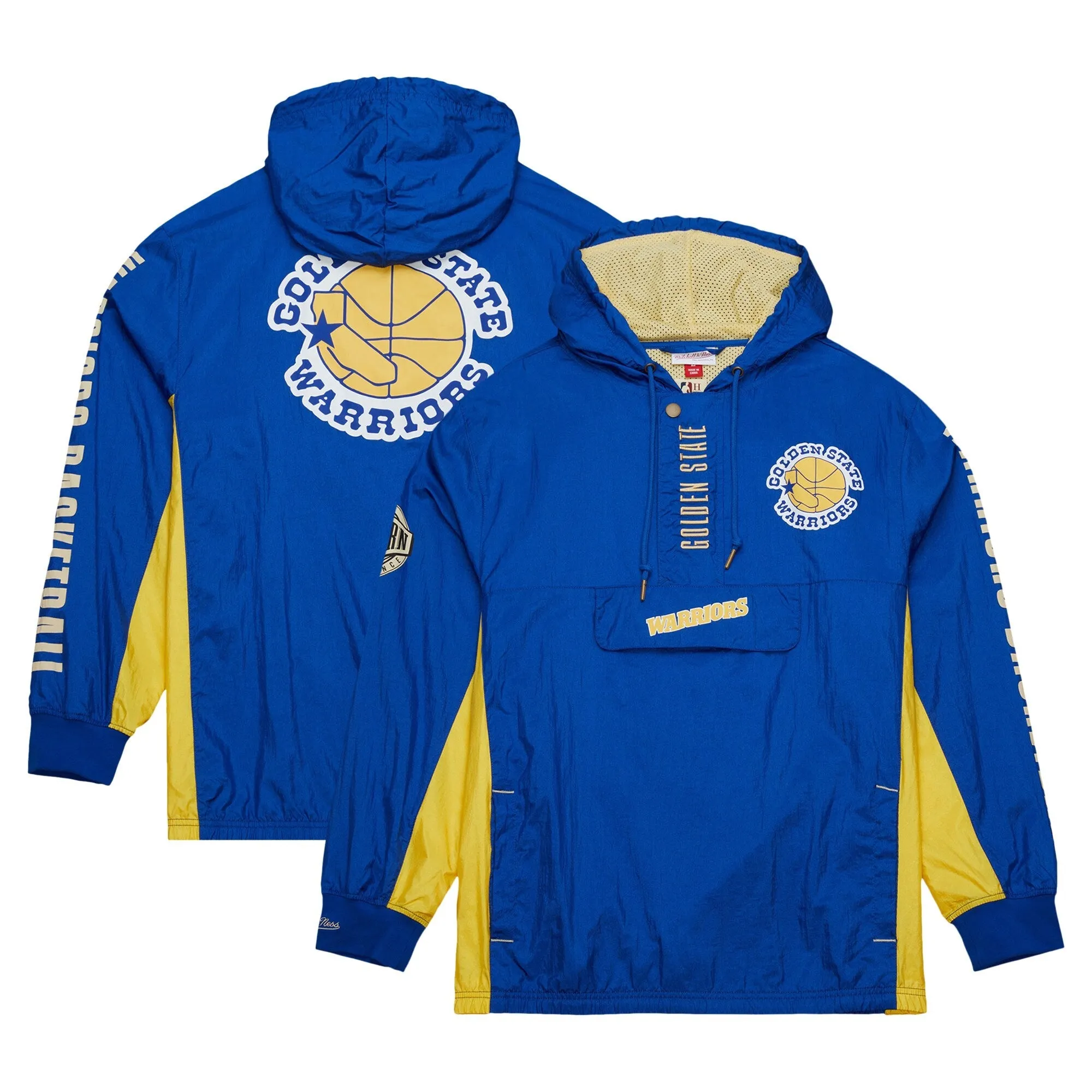 Mitchell & Ness Men's Nba Team Og 2.0 Anorak Windbreaker Vintage Logo Warriors sold by Zulily product image thumbnail 2