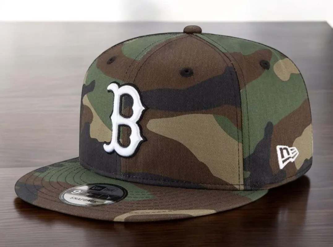 New Era Men's Mlb 950 Basic Wooland Camo Snapback - Boston Red Sox - 11941945 sold by Zulily