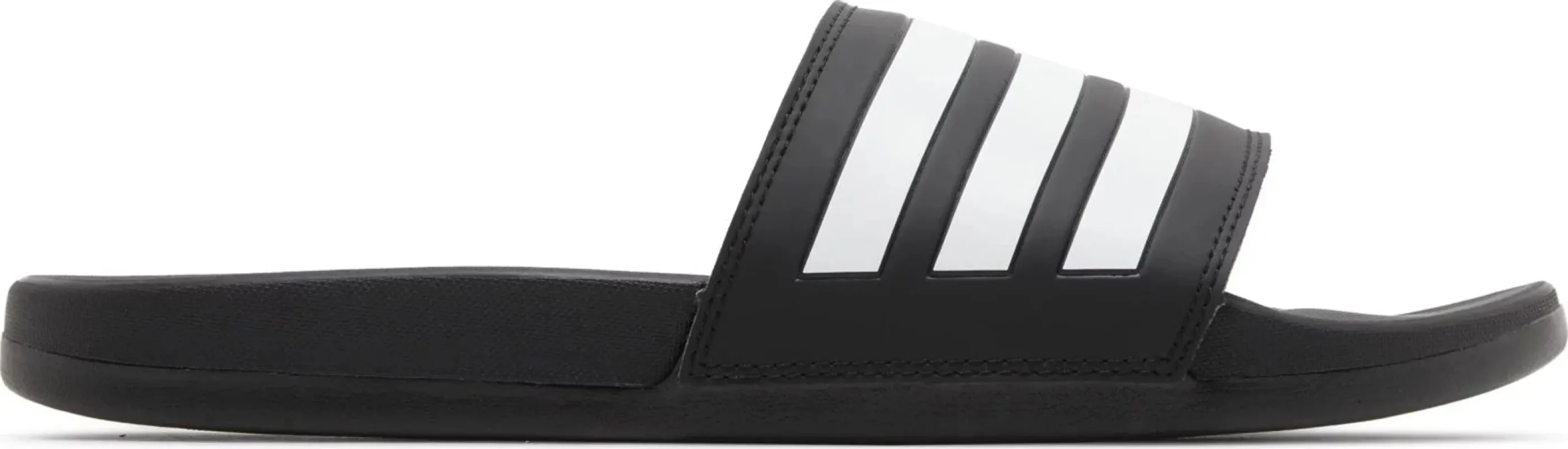adidas Men's Adilette Comfort Slides 'Core Black Cloud White' - Gz5891 sold by Zulily