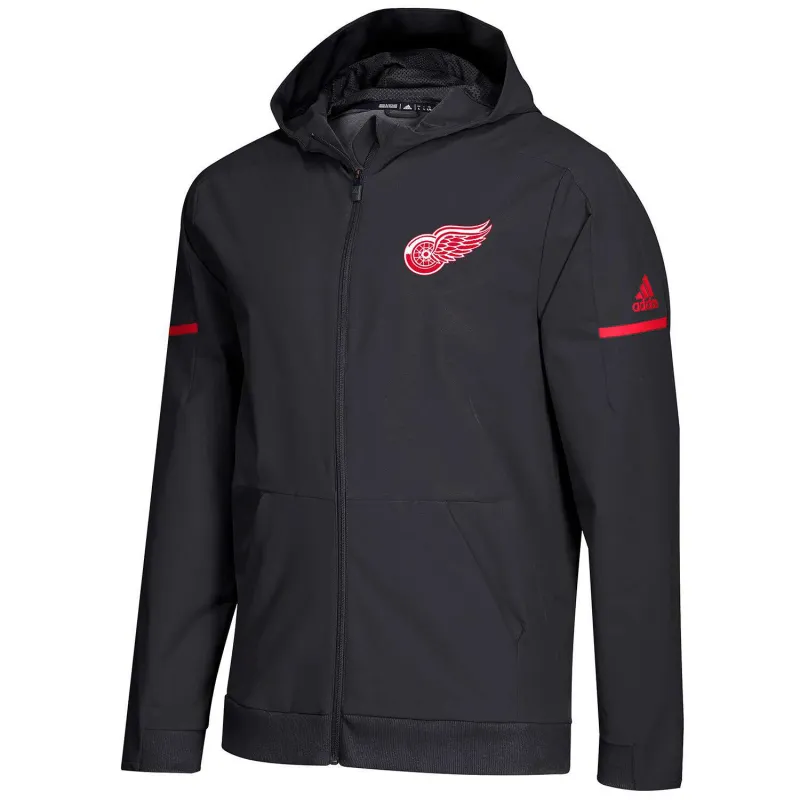 adidas Men's Nhl Detroit Red Wings Woven Full Zip Hoodie - D77159 sold by Zulily