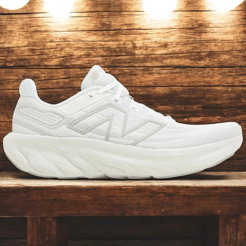 New Balance Men's Fresh Foam X 1080V13 'White Light Silver Metallic' - M1080W13 made by New Balance