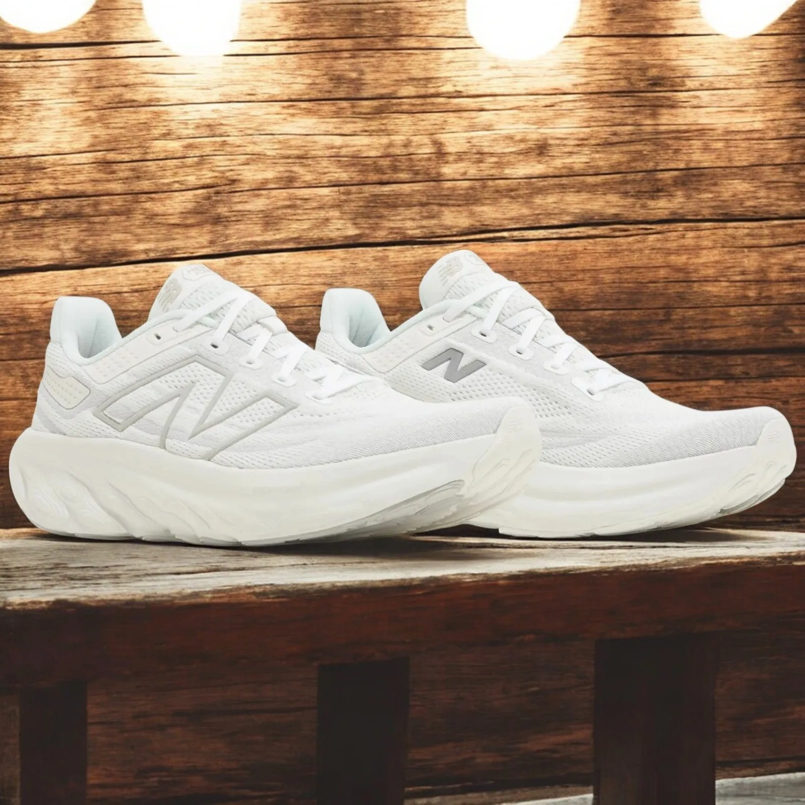 New Balance Men's Fresh Foam X 1080V13 'White Light Silver Metallic' - M1080W13 sold by Zulily product image thumbnail 2
