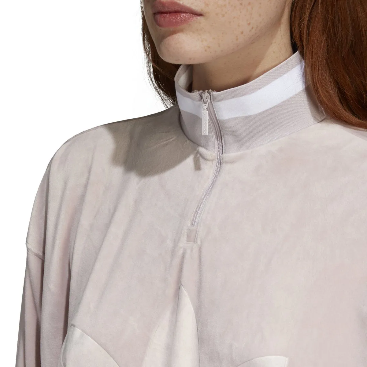 adidas Women's Originals Half-Zip Sweatshirt - Dh4718 sold by Zulily product image thumbnail 4