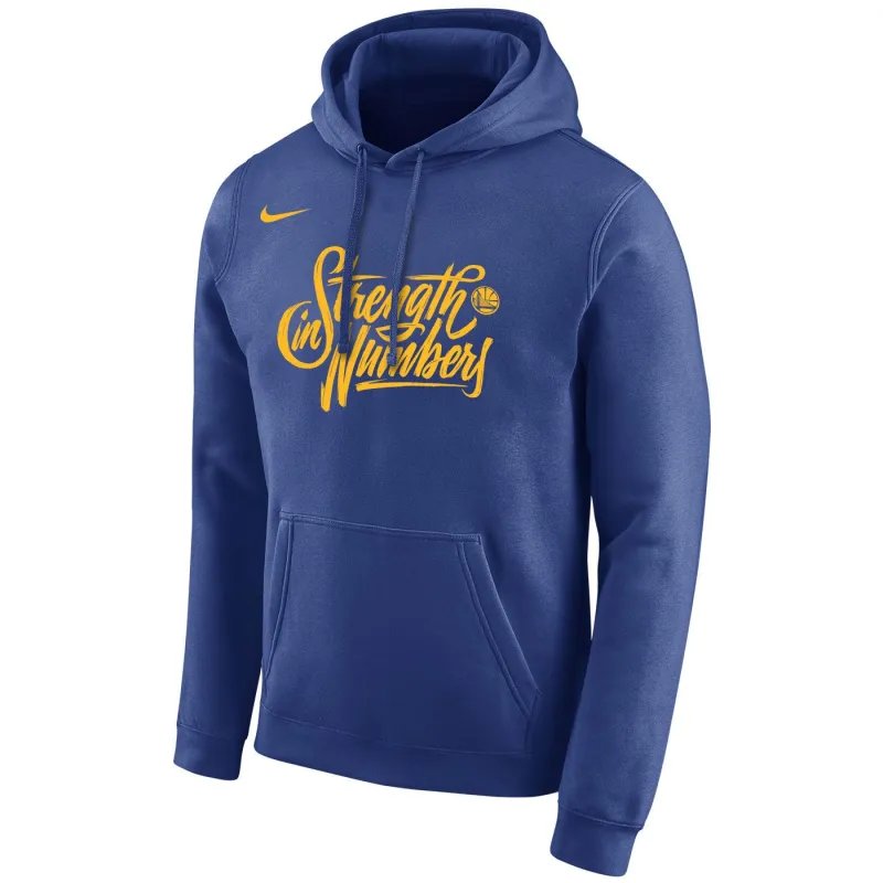 Nike Men's Nba Golden State Warriors Strength In Numbers Hoodie - M31314-Blue sold by Zulily