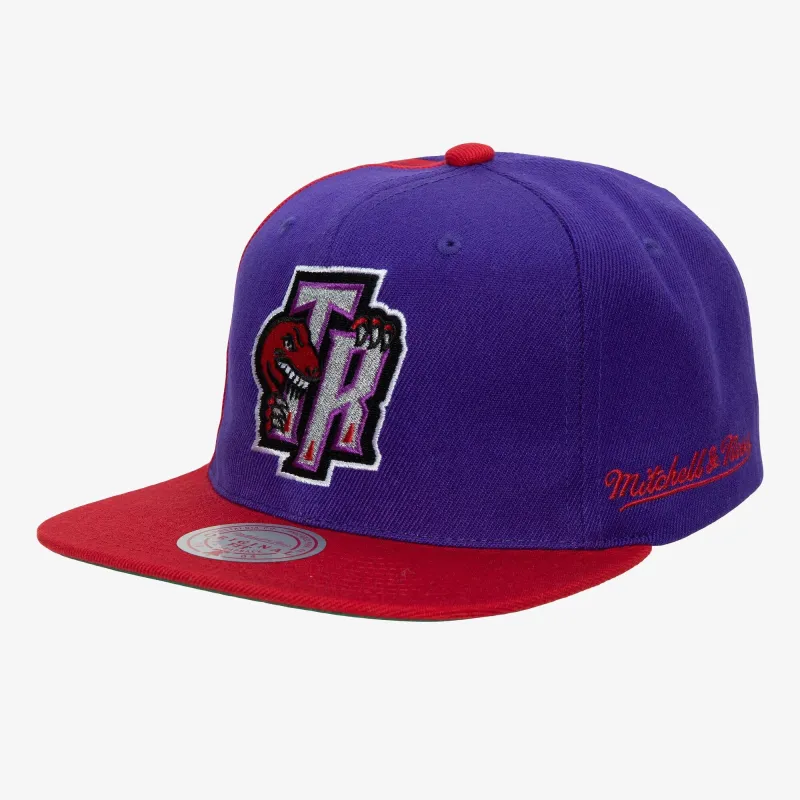 Mitchell & Ness Men's Nba Rear Script Deadstock Snapback Hwc Raptors - Purple-Red sold by Zulily