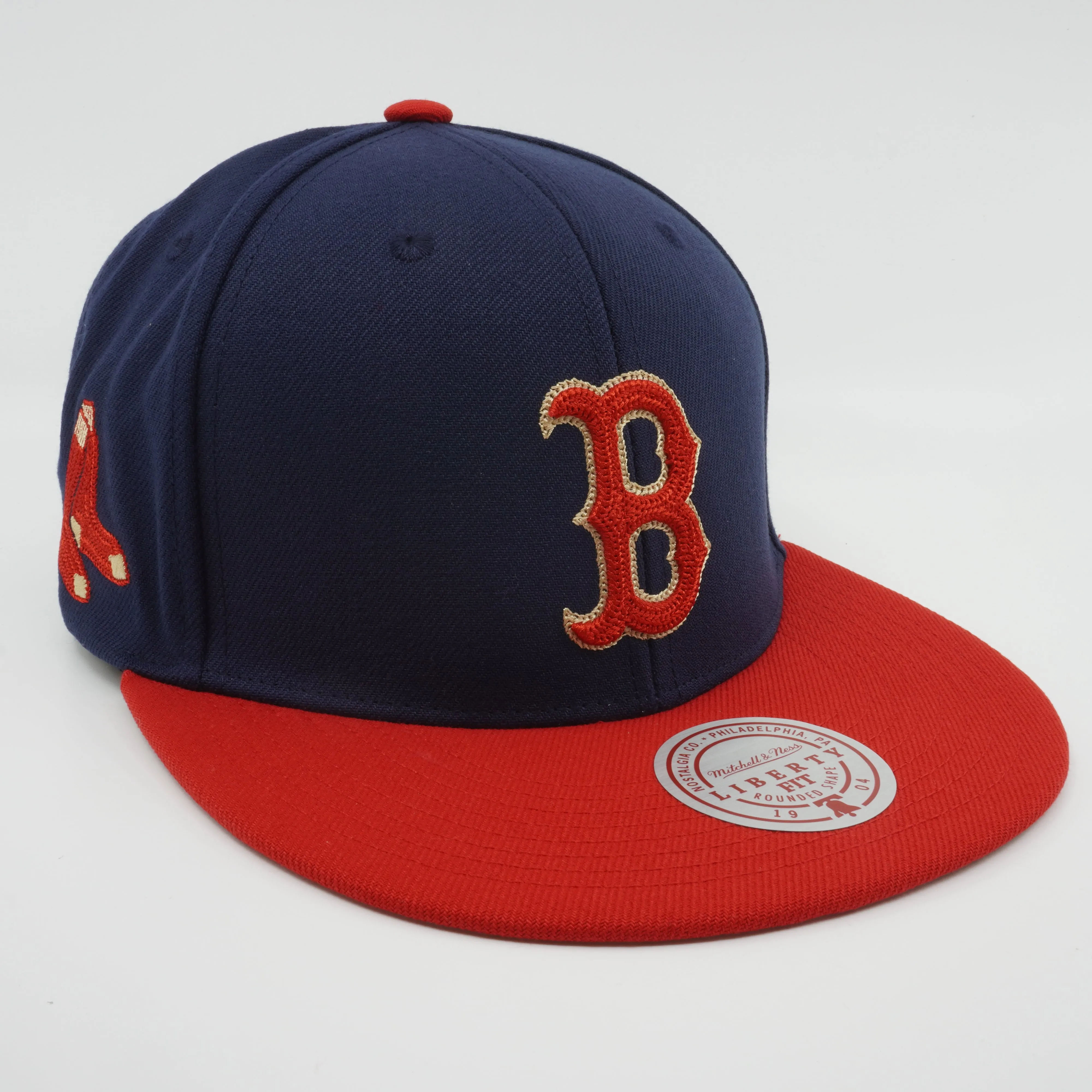 Mitchell & Ness Men's Mlb Jump Off Snapback Red Sox - Navy sold by Zulily product image thumbnail 3