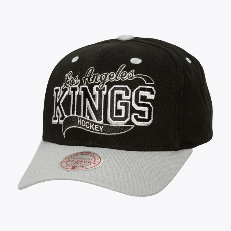 Mitchell & Ness Men's Nhl Block Sweep Pro Snapback Vntg Kings sold by Zulily