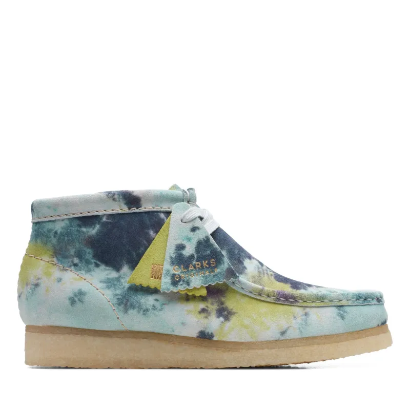 Clarks Women's Wallabee Boot Turquoise Tiedye sold by Zulily