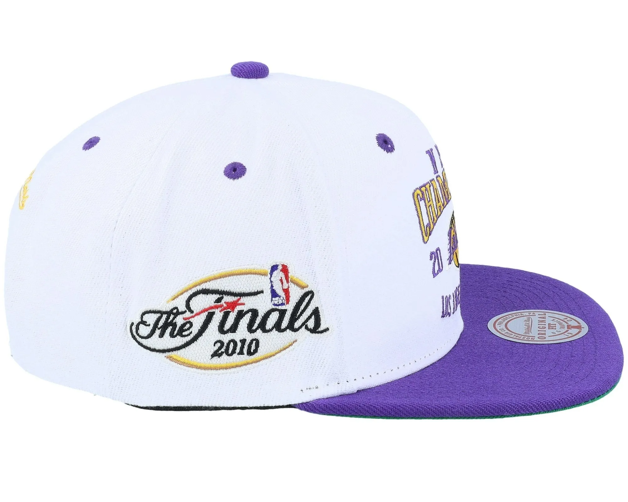Mitchell & Ness Men's Nba Champ Series Snapback Lakers - White sold by Zulily product image thumbnail 4