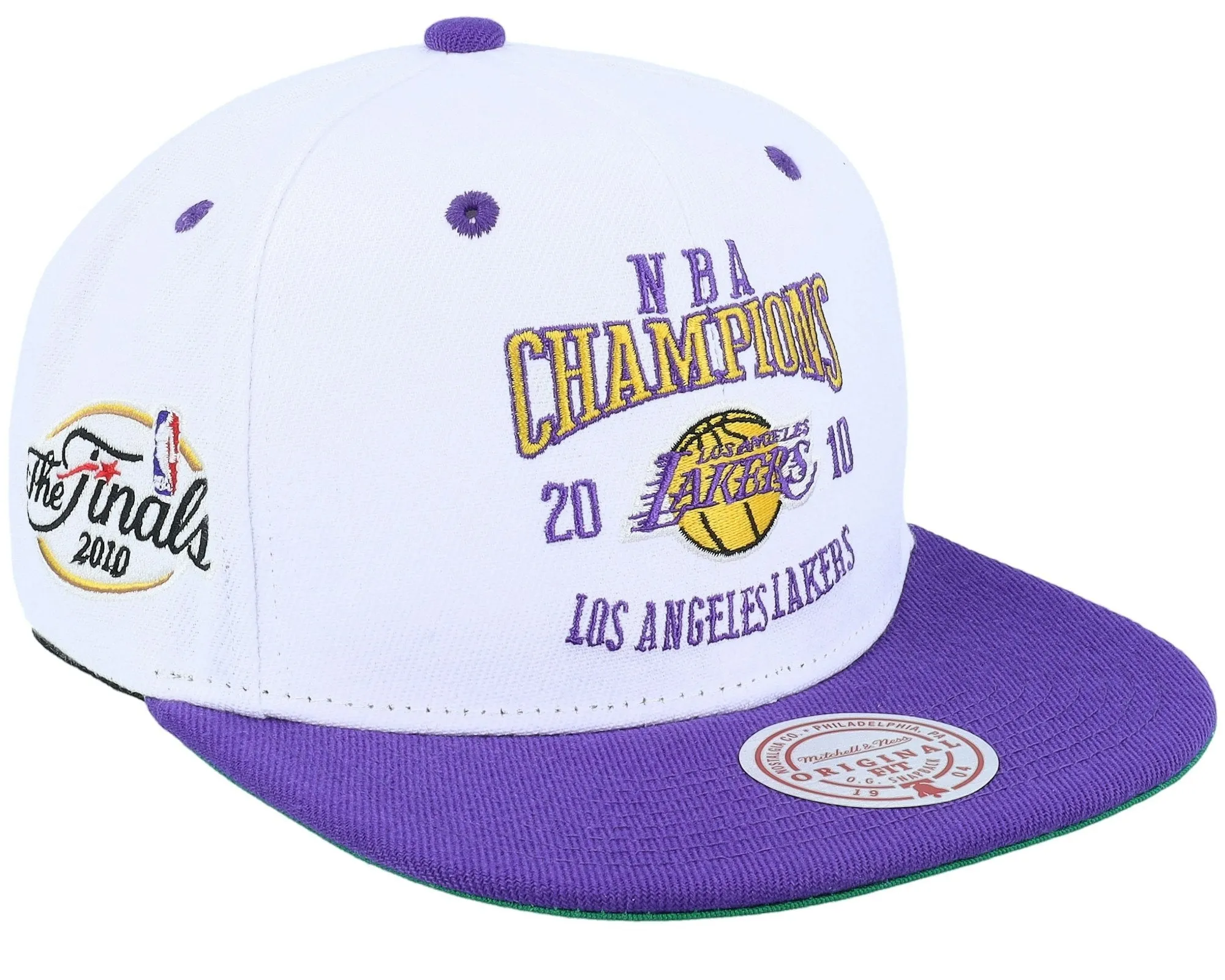 Mitchell & Ness Men's Nba Champ Series Snapback Lakers - White sold by Zulily product image thumbnail 2