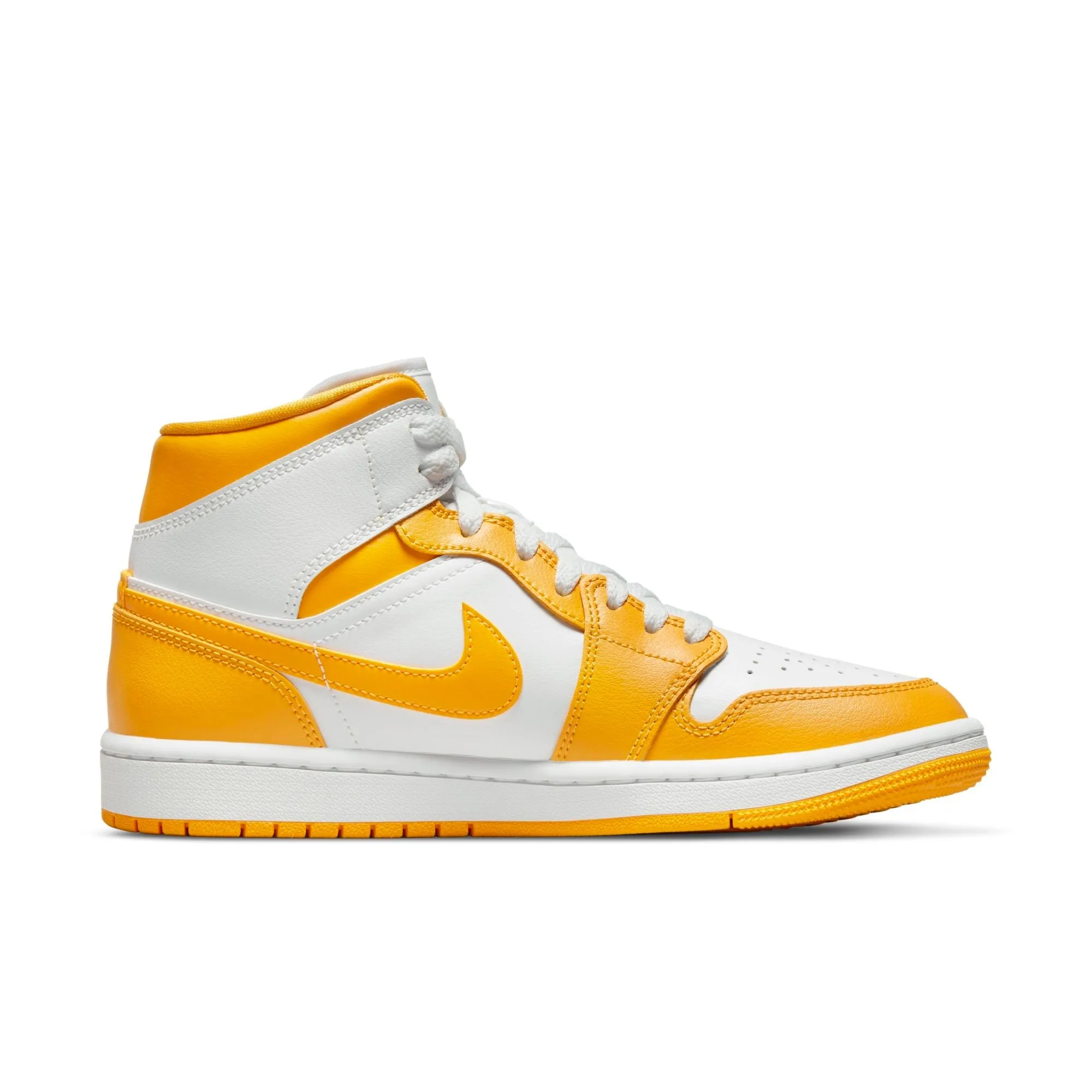 Air Jordan Women's Retro 1 Mid (W) 'White University Gold' - Bq6472-117 sold by Zulily product image thumbnail 3
