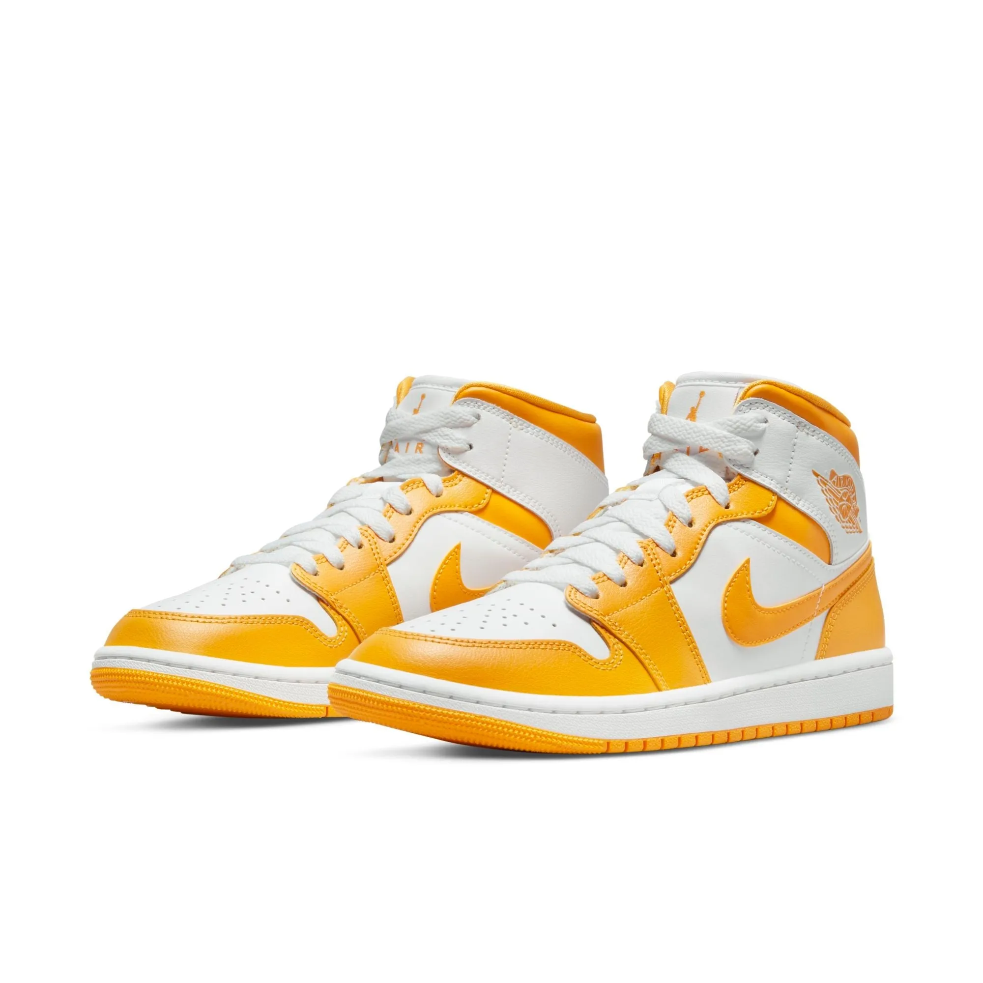 Air Jordan Women's Retro 1 Mid (W) 'White University Gold' - Bq6472-117 sold by Zulily product image thumbnail 5