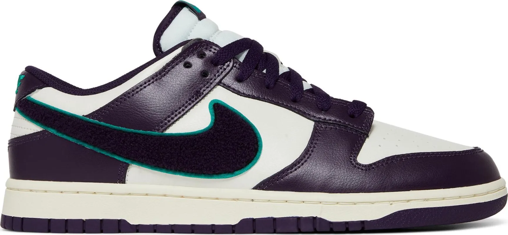 Nike Men's Dunk Low 'Chenille Swoosh Sail Grand Purple' - Dq7683-100 sold by Zulily