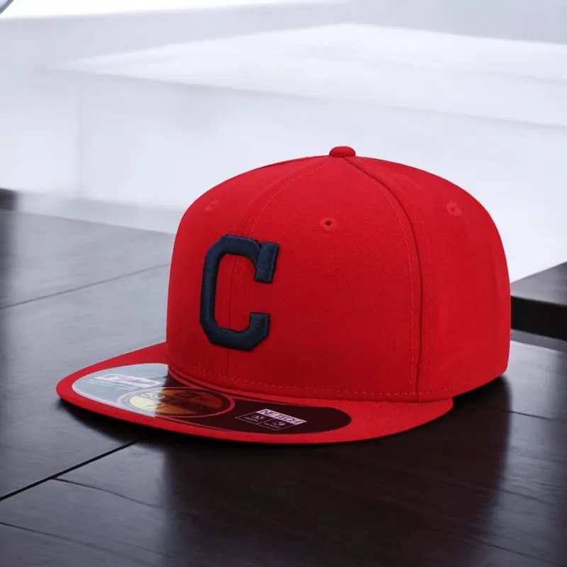 New Era Men's Mlb On-Field 59Fifty Fitted - Cleveland Indians - 70156169 sold by Zulily