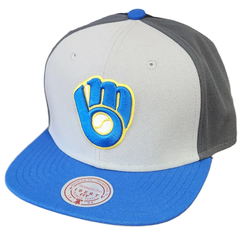 Mitchell & Ness Men's Mlb Triple Play Liberty Snapback Coop Brewers sold by Zulily