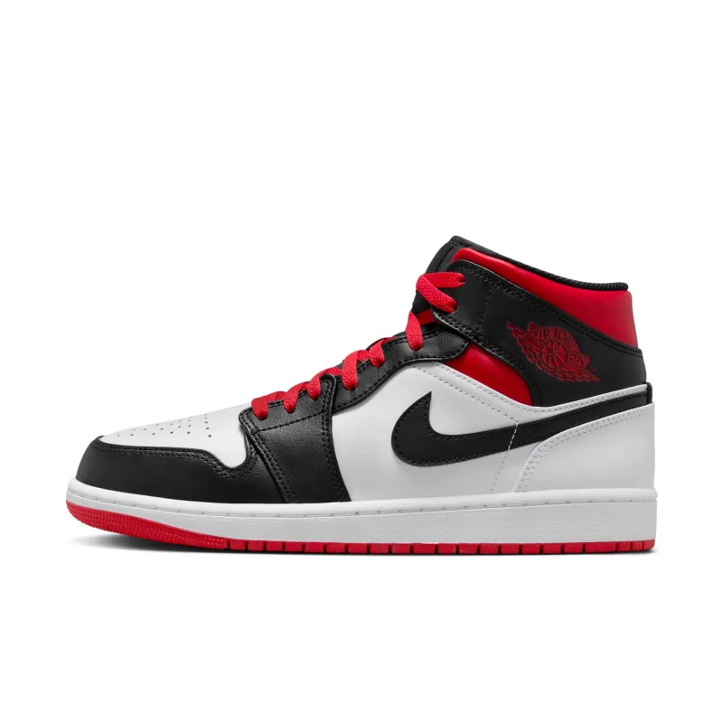 Air Jordan Men's Retro 1 Mid 'Gym Red Black Toe' - Dq8426-106 sold by Zulily
