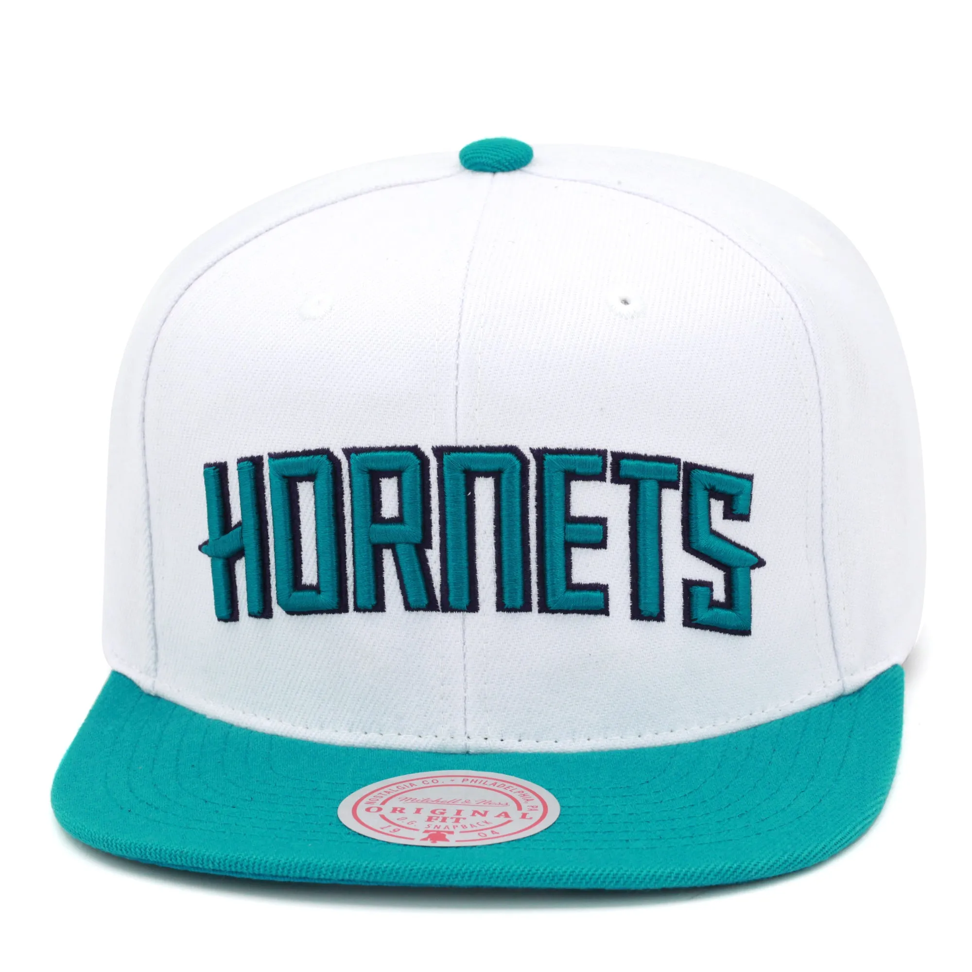 Mitchell & Ness Men's Nba Core Basic Snapback Hornets - White-Blue sold by Zulily
