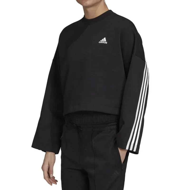 adidas Women's 3-Stripes Double Knit Sweatshirt - Gc6943 sold by Zulily