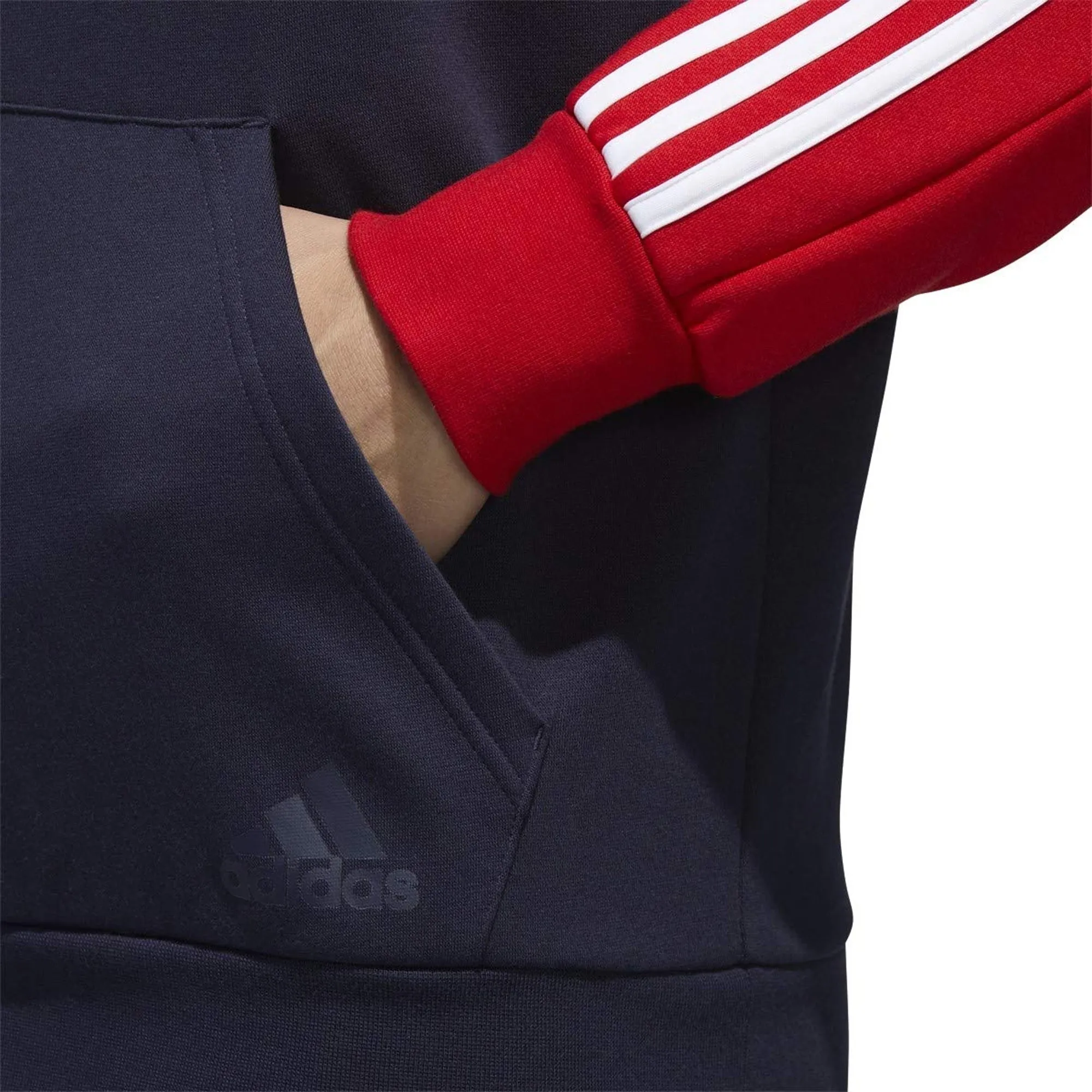 adidas Men's Essentials Hooded Colorblock Sweatshirt - Gl7465 sold by Zulily product image thumbnail 3