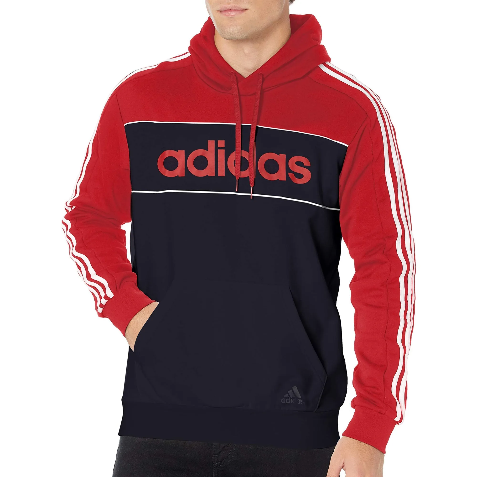 adidas Men's Essentials Hooded Colorblock Sweatshirt - Gl7465 sold by Zulily