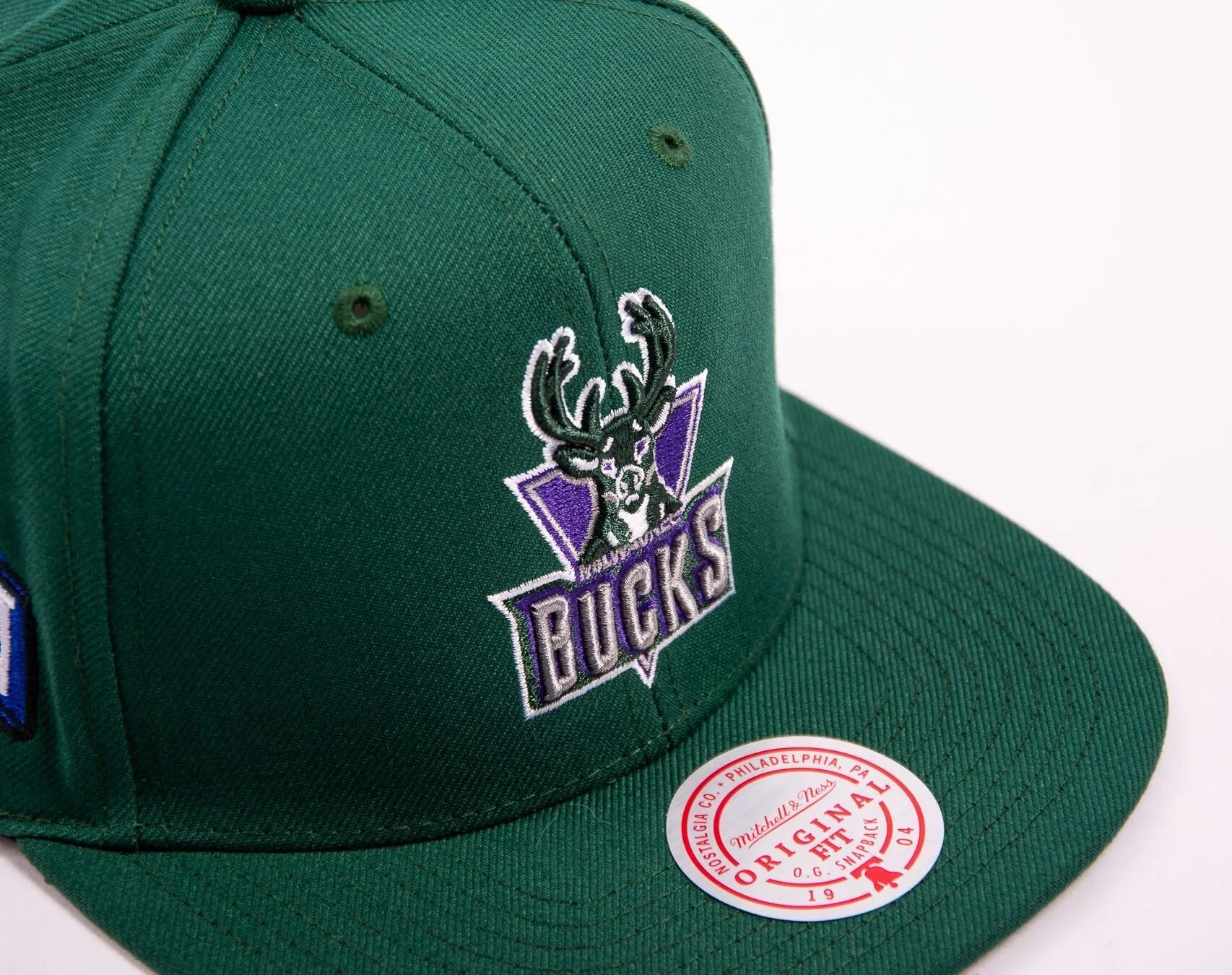 Mitchell & Ness Men's Nba Conference Patch Snapback Hwc Bucks sold by Zulily product image thumbnail 4