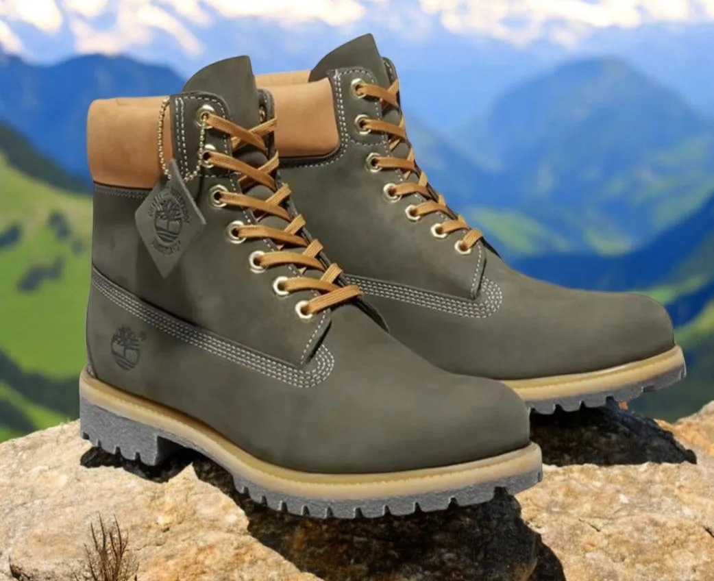 Timberland Men's Premium 6-Inch Boots 'Dark Green Nubuck' - Tb0A2Jc9A58 sold by Zulily product image thumbnail 3