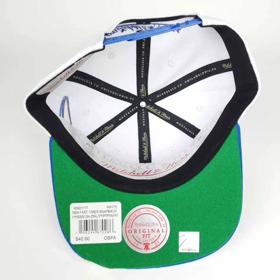 Mitchell & Ness Men's Nba Fast Times Snapback Hwc Nuggets - White sold by Zulily product image thumbnail 5