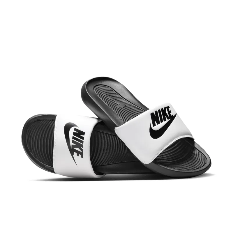 Nike Men's Victori One Slide 'White Black' - Cn9675-005 sold by Zulily