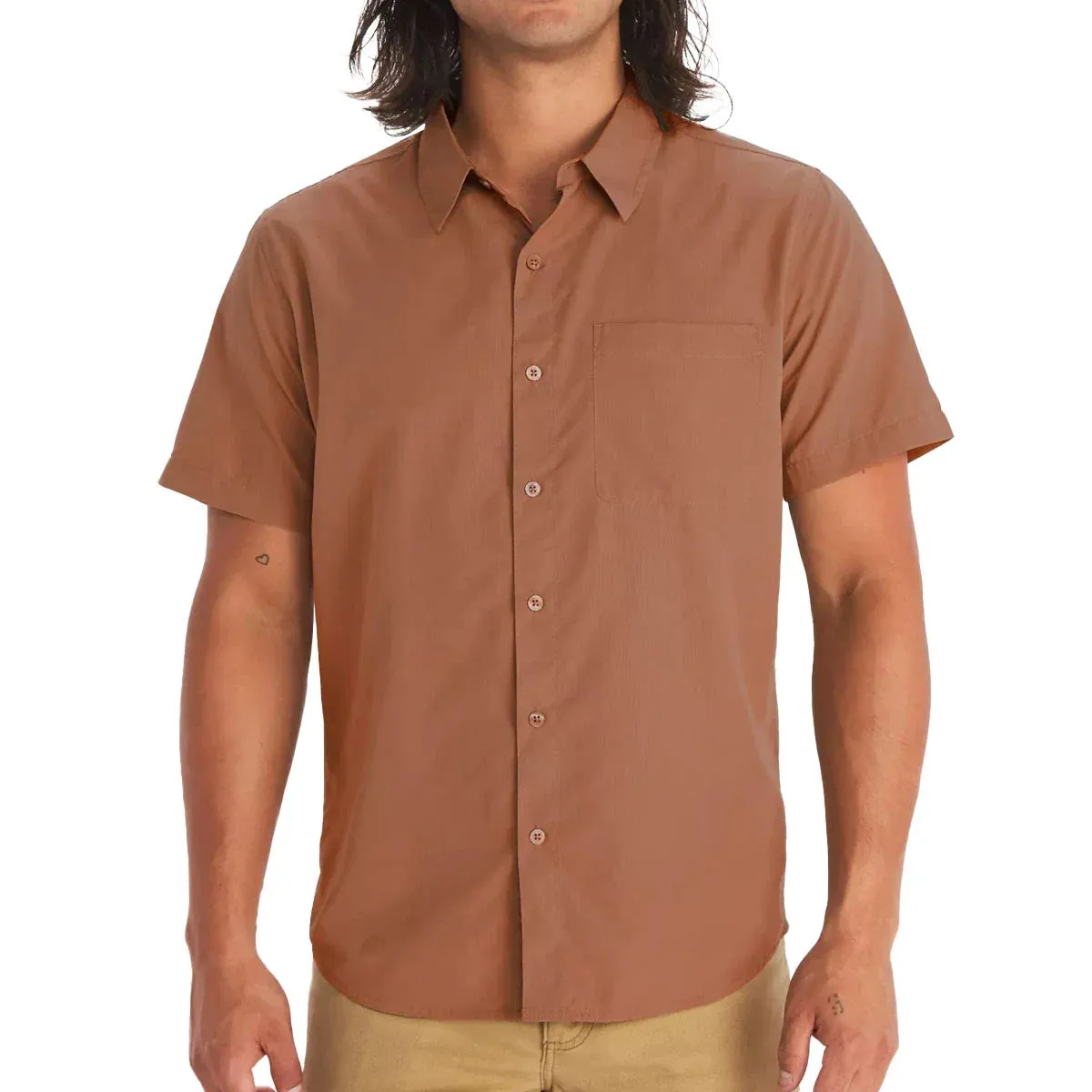 Marmot Men's Aerobora Ss Short Sleeve Button Down Upf 20 Shirt - M14116-20497 sold by Zulily product image thumbnail 2