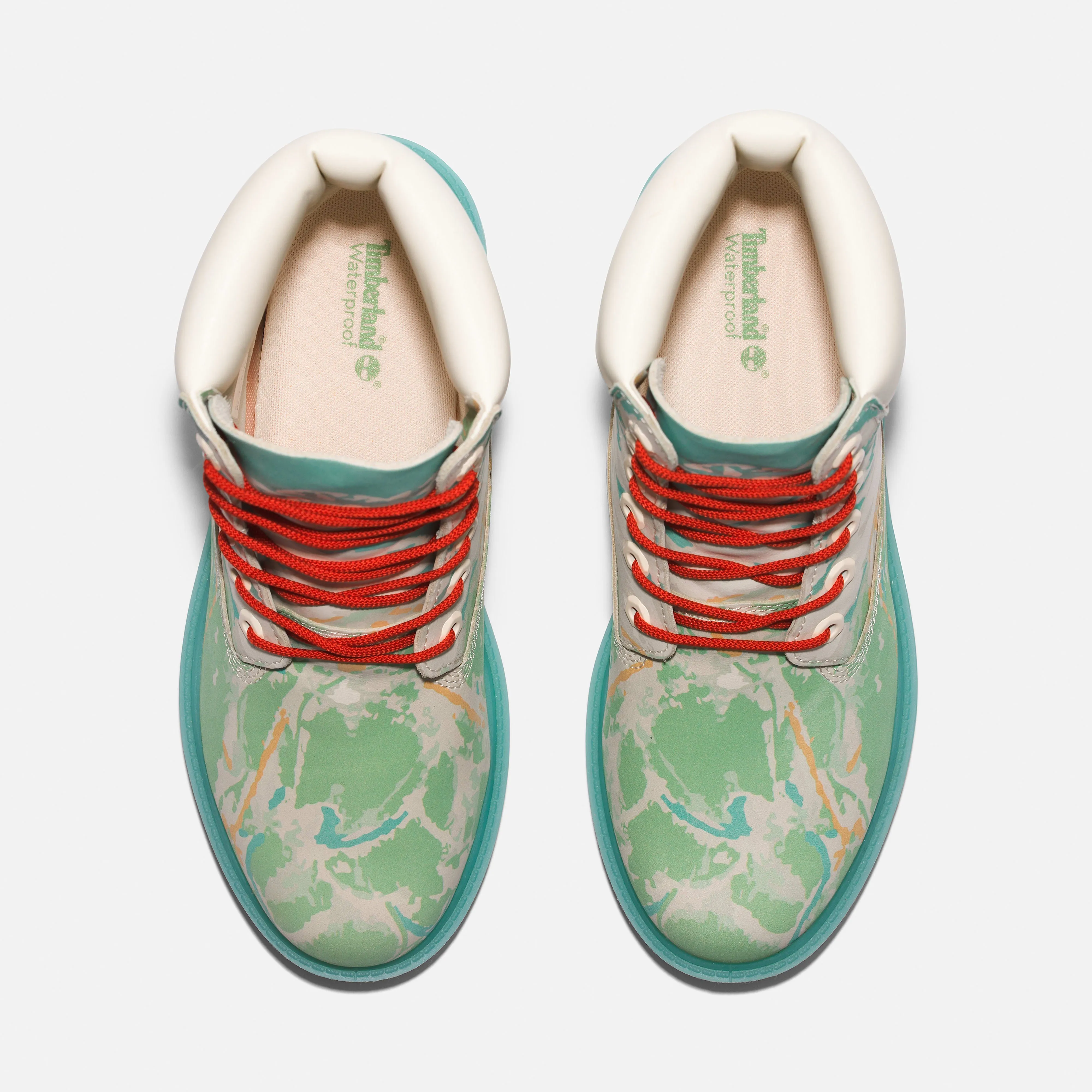 Timberland Women's Ski School 6 Inch Premium Boot 'Trail Maps - Blue Green Nubuck' - Tb0A5Qbn959 sold by Zulily product image thumbnail 5