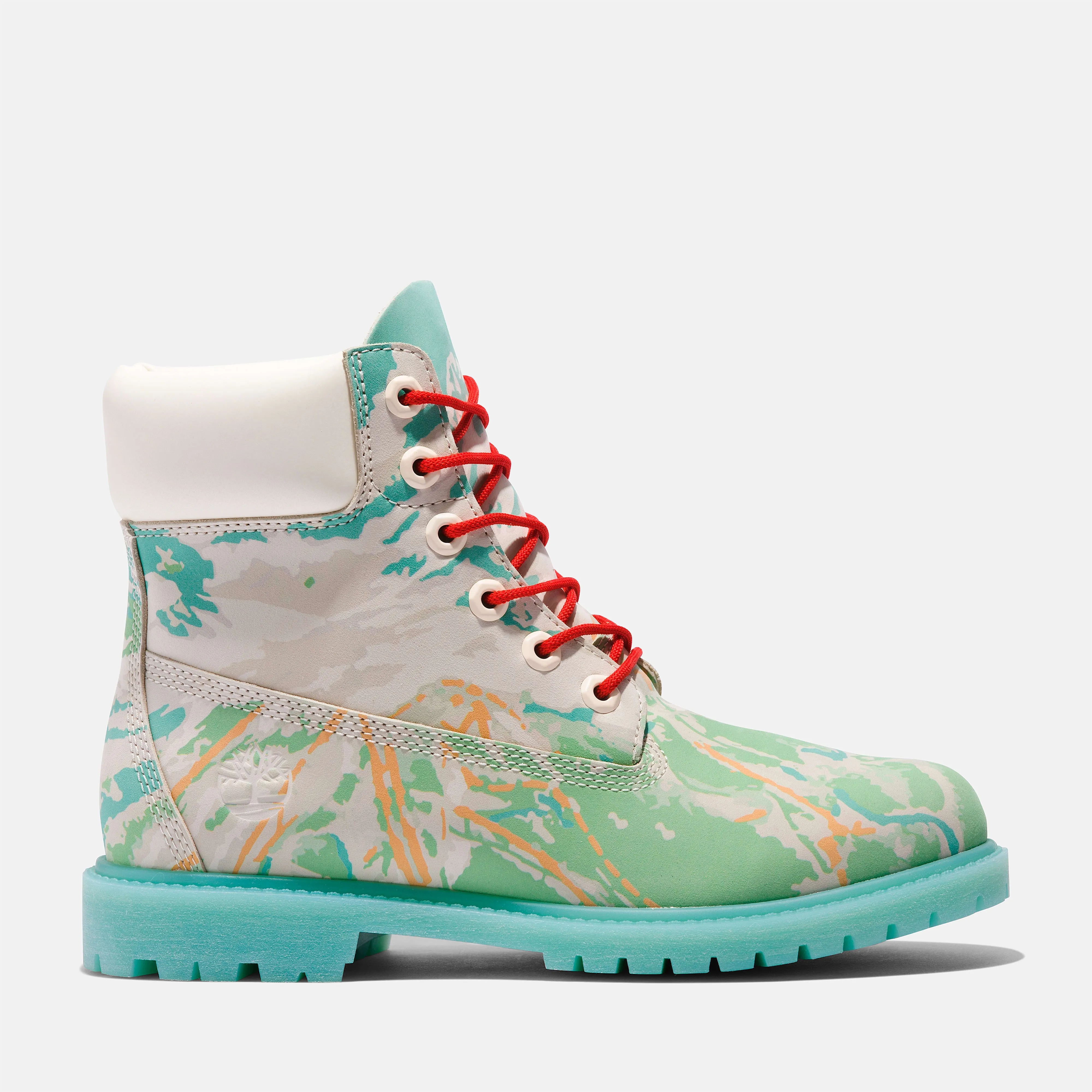 Timberland Women's Ski School 6 Inch Premium Boot 'Trail Maps - Blue Green Nubuck' - Tb0A5Qbn959 sold by Zulily product image thumbnail 2