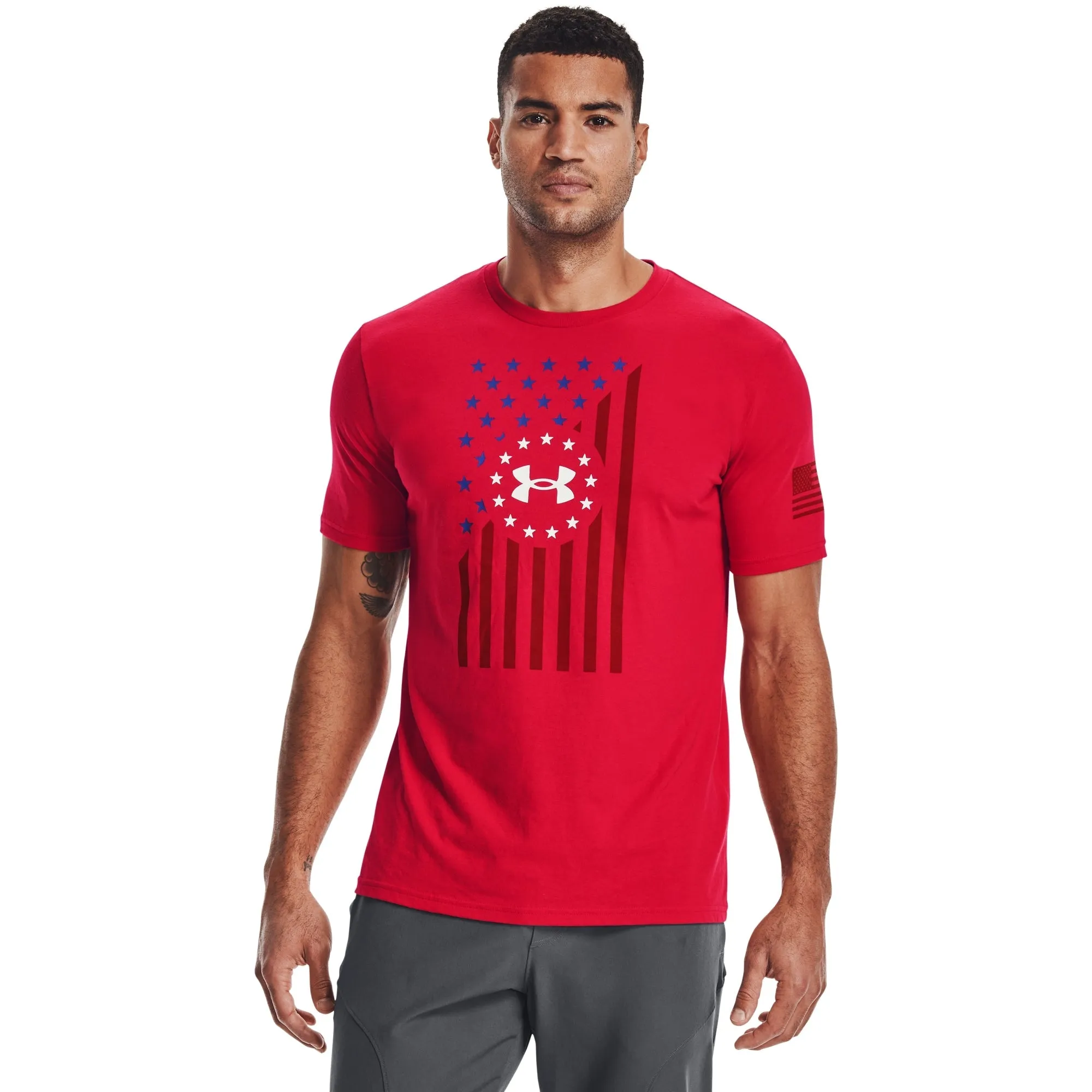 Under Armour Men's Freedom Chest Flag T-Shirt - 1365053-600 sold by Zulily