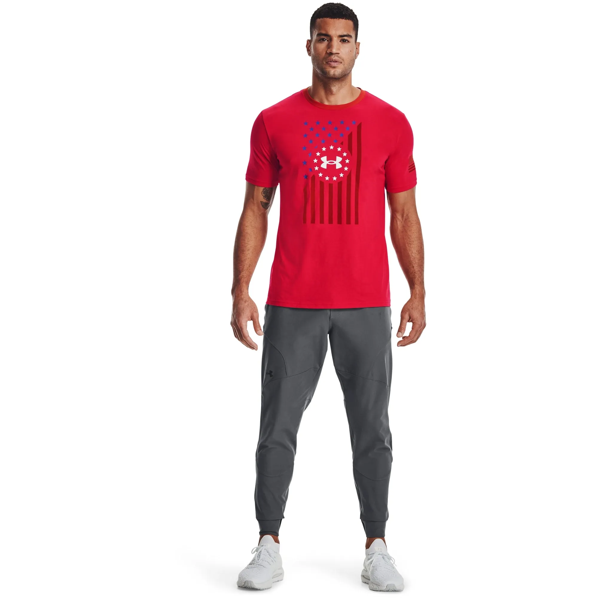 Under Armour Men's Freedom Chest Flag T-Shirt - 1365053-600 sold by Zulily product image thumbnail 5