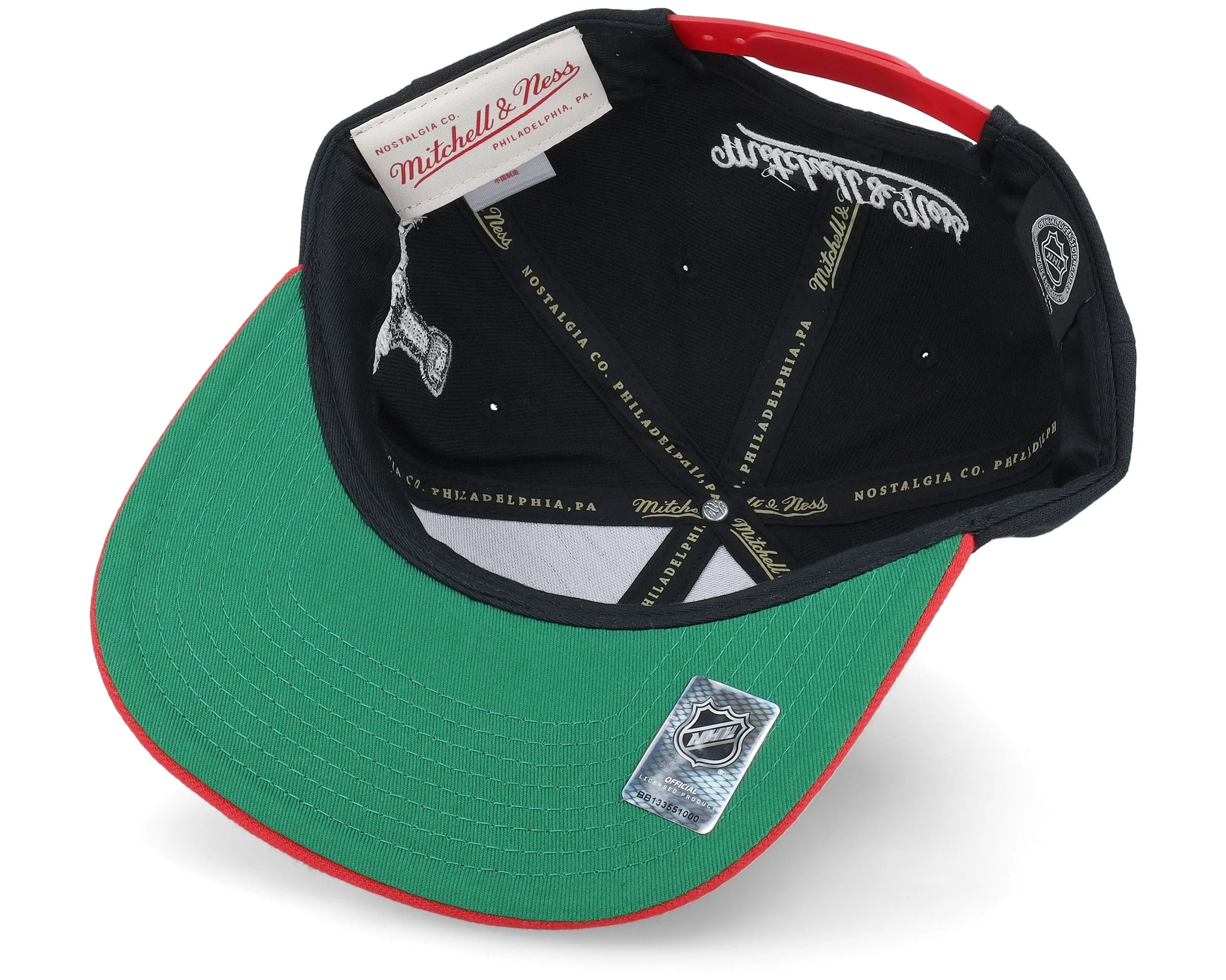Mitchell & Ness Men's Nhl 2 Tone Side Patch Snapback Blackhawks sold by Zulily product image thumbnail 5