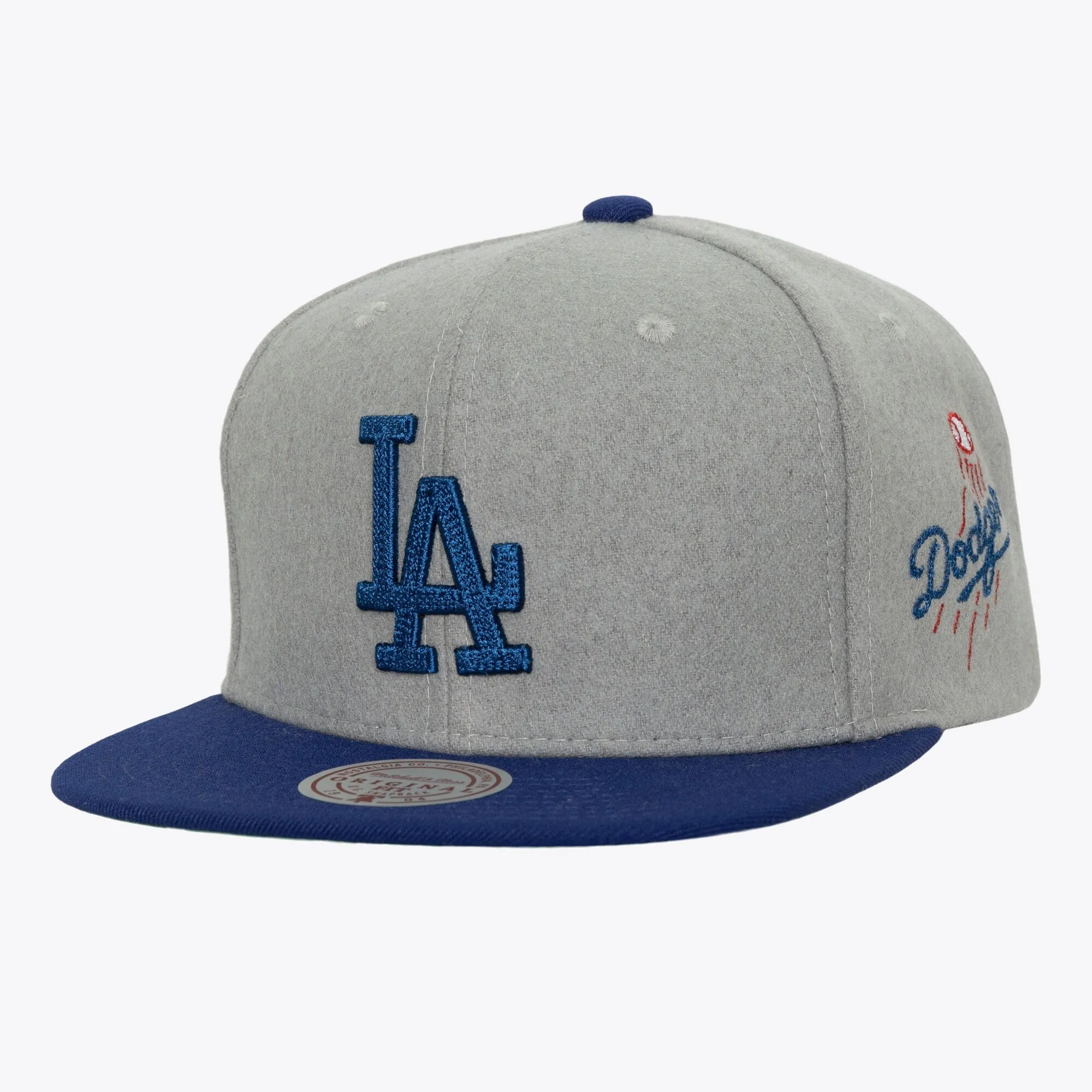 Mitchell & Ness Men's Mlb Melt Stitch Snapback Dodgers - Hs9457-Ladgrey sold by Zulily