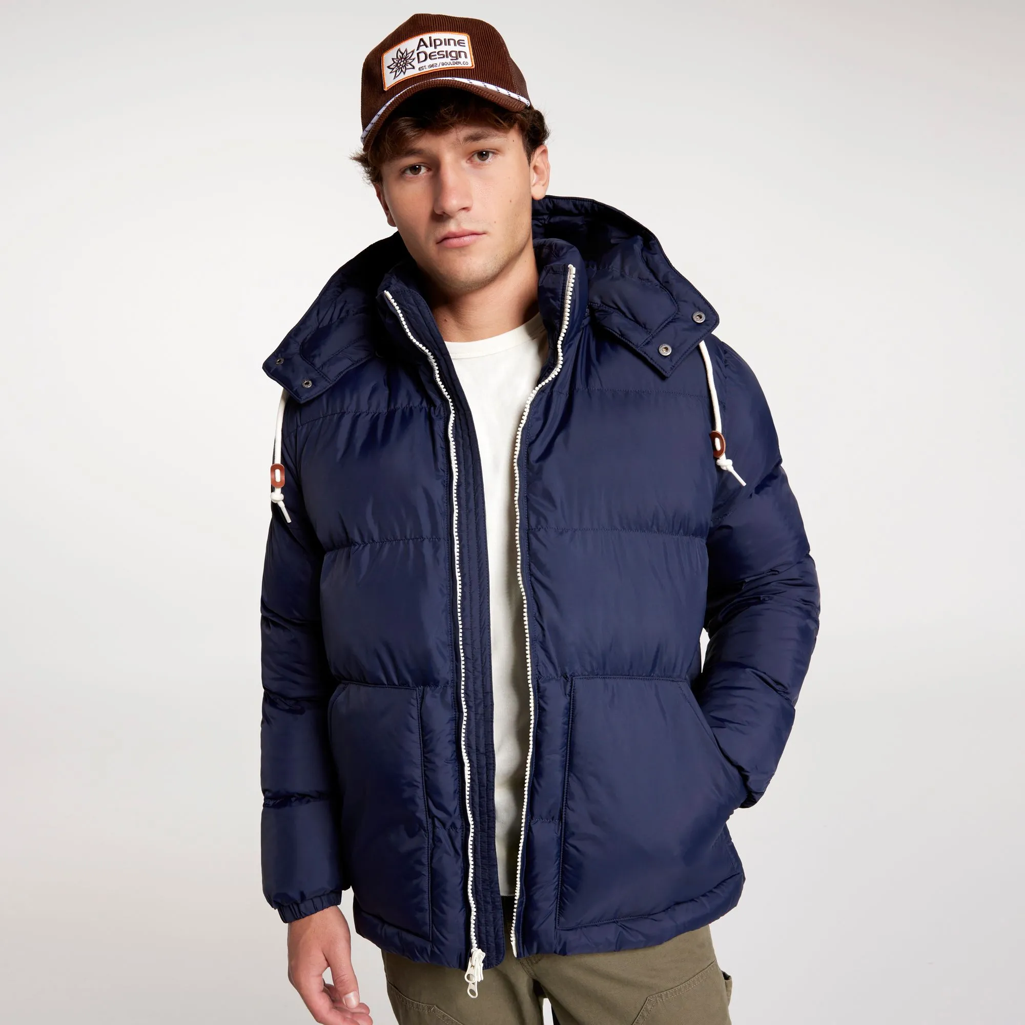 Alpine Design Men's Puffer Jacket - Adm24506-Deep Navy sold by Zulily