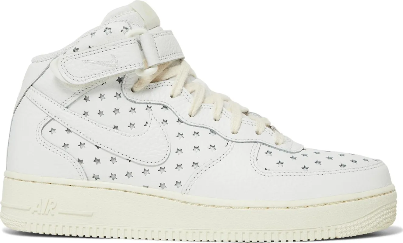 Nike Women's Air Force 1 Mid 'Cut Out Stars Summit White' - Dv3451-100 sold by Zulily