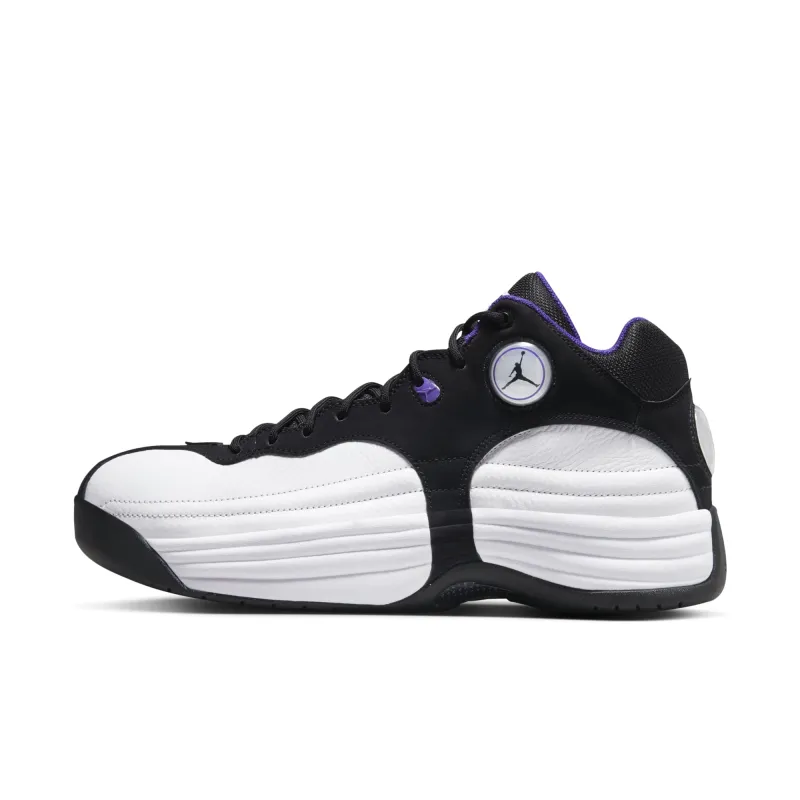 Air Jordan Men's Retro Jumpman Team 1 'White Black Field Purple' - Cv8926-105 sold by Zulily