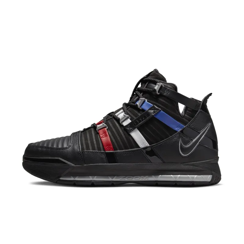 Nike Men's Lebron 3 'The Shop Black University Red (2022)' - Do9354-001 made by Nike