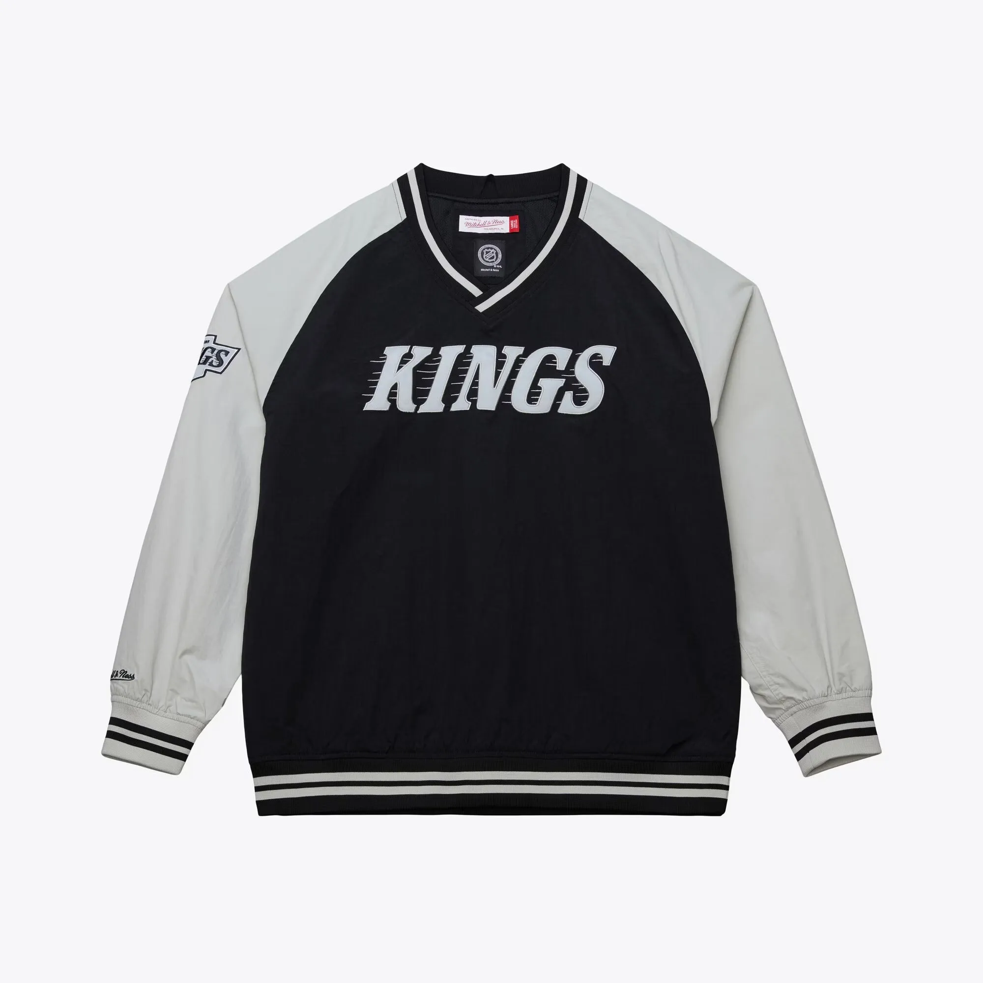 Mitchell & Ness Men's Nhl Nylon Pullover Jacket Vintage Logo Kings sold by Zulily