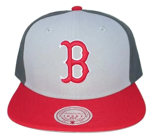 Mitchell & Ness Men's Mlb Triple Play Liberty Snapback Red Sox - Hy11518-Brsgrey sold by Zulily product image thumbnail 2