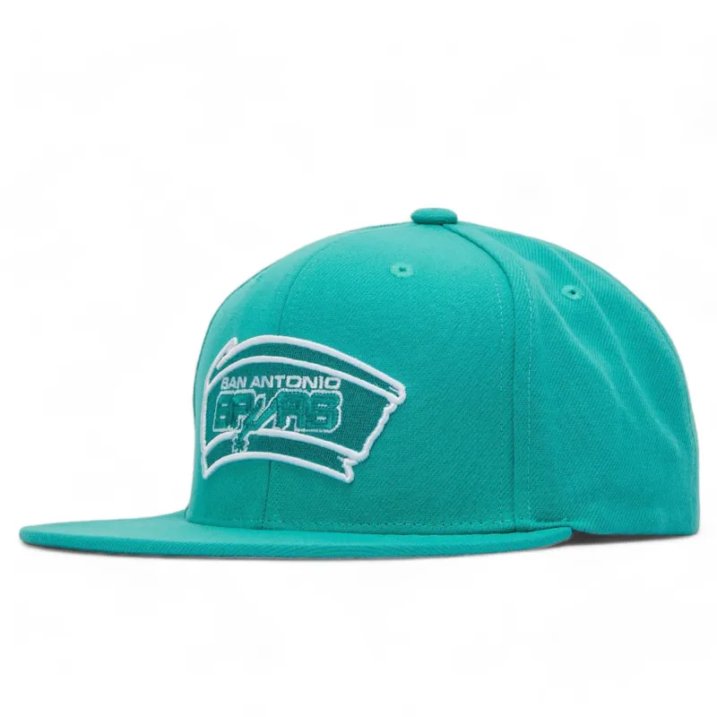 Mitchell & Ness Men's Nba Back To Basics Snapback Hwc Spurs - Teal sold by Zulily